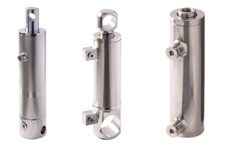 3A Industrie vous propose une gamme de vérins hydrauliques en acier 3a industrie, Vérins inox hydrauliques à huile