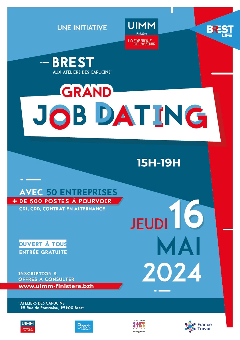 Job dating à Brest le 16 mai